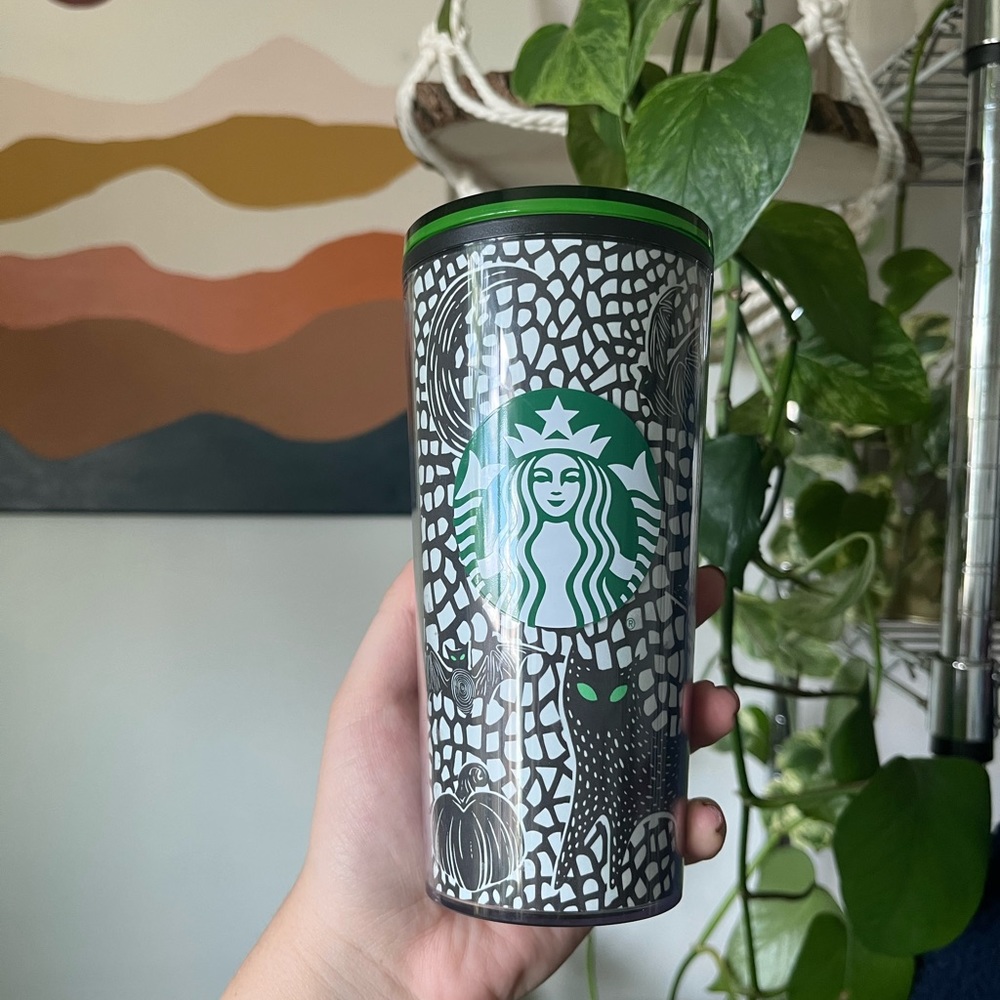 Starbucks Halloween 2020 glow in the dark Tumblr